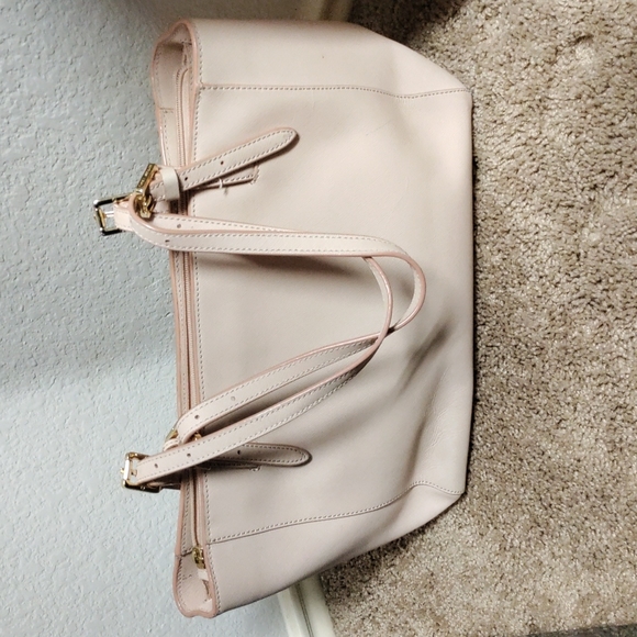Tory Burch Blush Saffiano York Buckle Tote - Picture 4 of 13